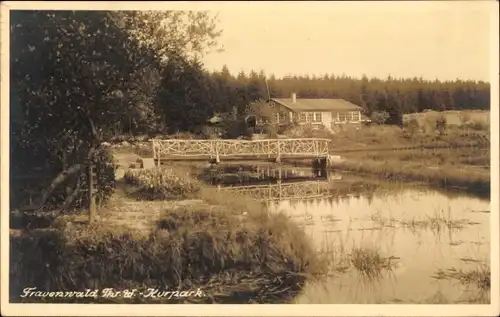 Foto Ak Frauenwald am Rennsteig Ilmenau in Thüringen, Kurpark