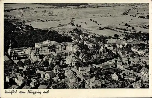 Ak Bruchsal im Kraichgau, Fliegeraufnahme