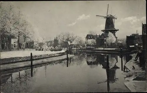 Ak Dordrecht Südholland Niederlande, Molen de Maagd