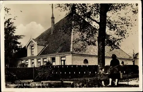 Ak Broek in Waterland Nordholland Niederlande, Kaasmakerij