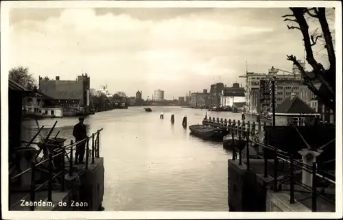 Ak Zaandam Zaanstad Nordholland, de Zaan