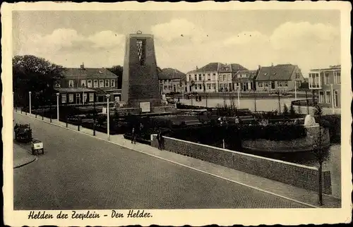 Ak Den Helder Nordholland Niederlande, Helden der Zeeplein