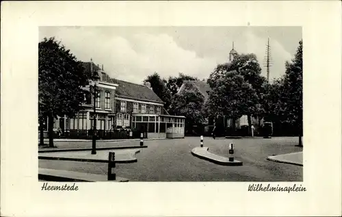 Ak Heemstede Nordholland Niederlande, Wilhelminaplein