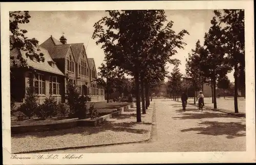 Ak Bussum Nordholland Niederlande, U. L. O. School