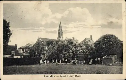 Ak Zaandijk Nordholland, Ned. Herv. Kerk