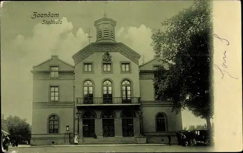 Ak Zaandam Zaanstad Nordholland, Stadhuis