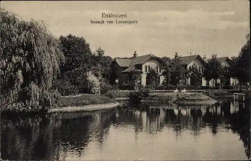 Ak Enkhuizen Nordholland Niederlande, Snouck van Loosenpark