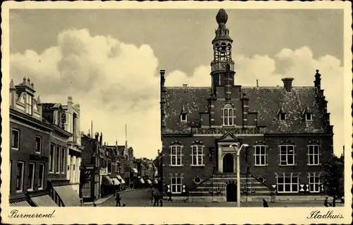 Ak Purmerend Nordholland Niederlande, Stadhuis