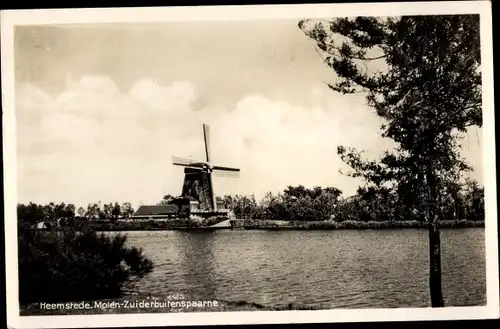 Ak Heemstede Nordholland Niederlande, Molen Zuiderbuitenspaarne, Windmühle