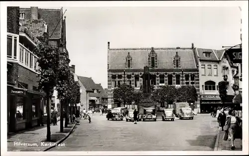 Ak Hilversum Nordholland Niederlande, Kerkstraat