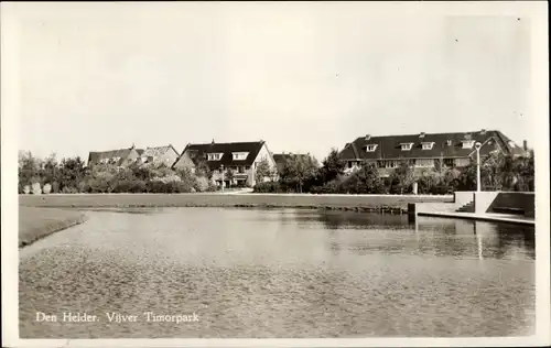 Ak Den Helder Nordholland Niederlande, Vijver Timorpark