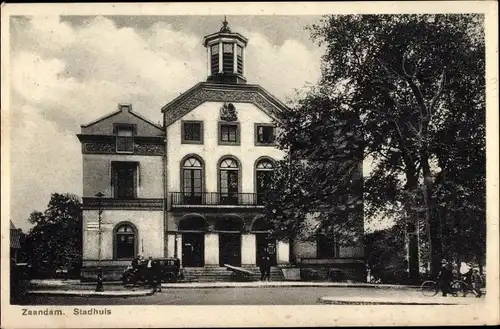 Ak Zaandam Zaanstad Nordholland, Stadhuis