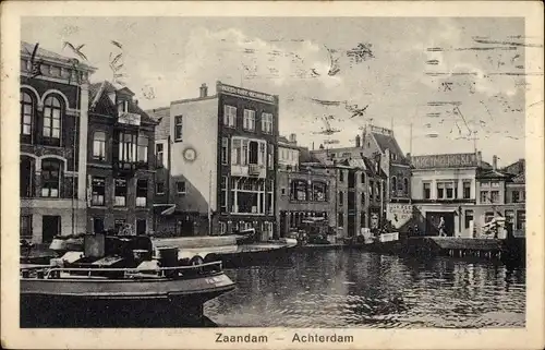 Ak Zaandam Zaanstad Nordholland, Achterdam