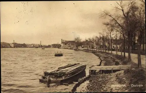 Ak Zaandam Zaanstad Nordholland, Oostzijde