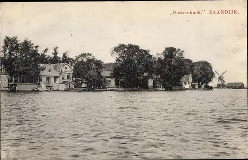 Ak Zaandijk Nordholland, Gortershoek, Windmühle