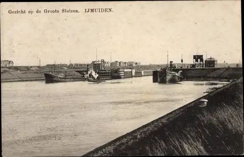 Ak IJmuiden Ymuiden Velsen Nordholland, Groote Sluizen