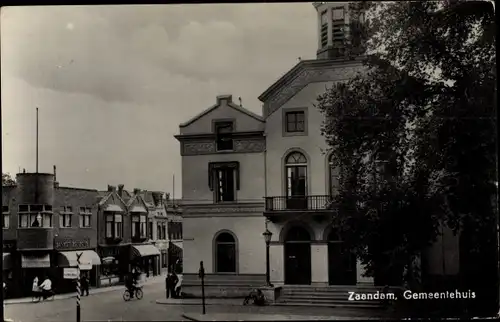 Ak Zaandam Zaanstad Nordholland, Gemeentehuis