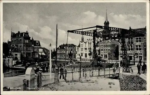Ak Zaandam Zaanstad Nordholland, Oude Sluis