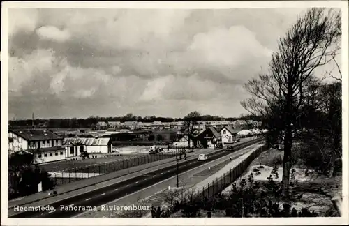 Ak Heemstede Nordholland Niederlande, Panorama Rivierenbuurt