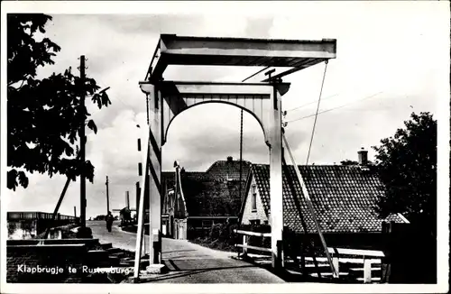 Ak Rustenburg Nordholland Niederlande, Klapbrugje