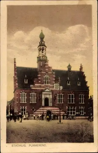 Ak Purmerend Nordholland Niederlande, Stadhuis