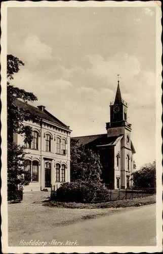 Ak Hoofddorp Haarlemmermeer Nordholland Niederlande, Herv. Kerk