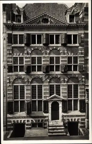 Ak Amsterdam Nordholland Niederlande, Rembrandt-Huis 1639-158, Front-aanzicht