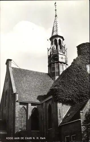 Ak Koog aan de Zaan Nordholland Niederlande, N. H. Kerk