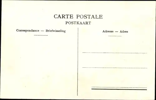 Ak Amsterdam Nordholland, Bezoek de Koningin der Belgen 1910, De eerewacht voor het paleis