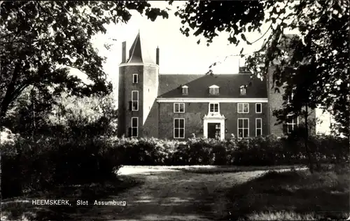Ak Heemskerk Nordholland, Kasteel Assumburg