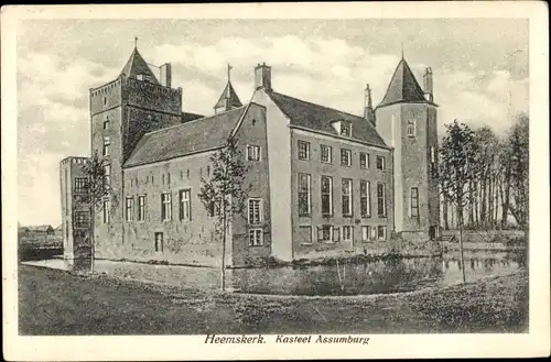 Ak Heemskerk Nordholland, Kasteel Assumburg