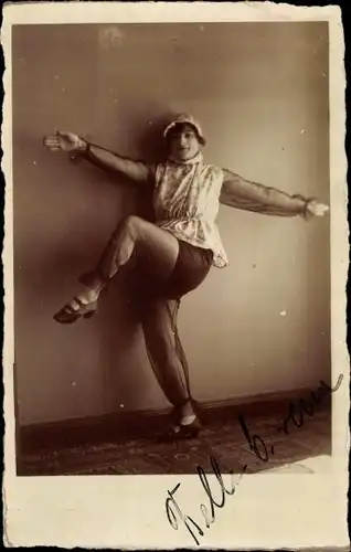 Ak Schauspielerin Bella Carena, Autogramm