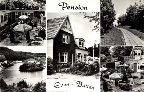 Ak Burgh Haamstede Schouwen Duiveland Zeeland Niederlande, Pension Even Buiten