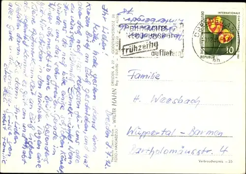Ak Dresden Loschwitz, Hahn 10904, Blick von der Loschwitzhöhe