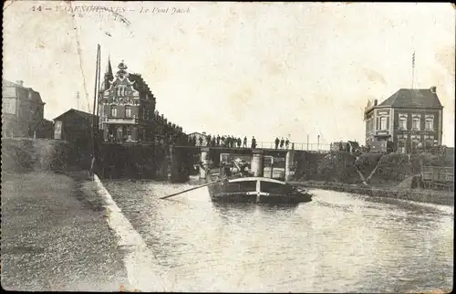 Ak Stempel Deutsche Feldpost 1. WK, Kaiserliche Marine, Kommandantur