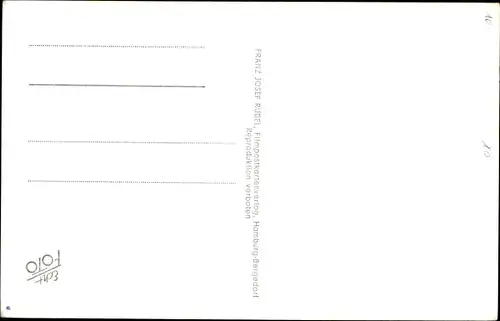 Ak Schauspielerin Ingrid Stenn, Portrait, Rüdel Verlag, Autogramm