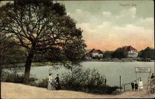 Ak Berlin Reinickendorf Tegel, Tegeler See
