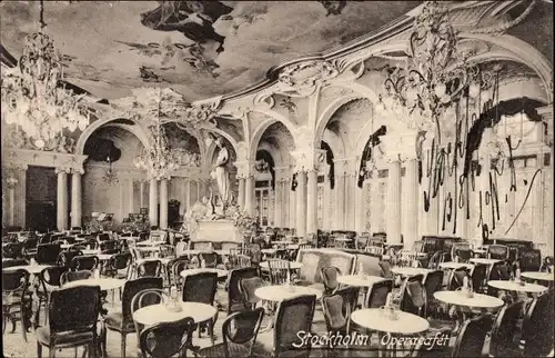 Ak Stockholm Schweden, Operacafét