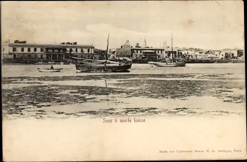 Ak Suez Ägypten, Maree basse