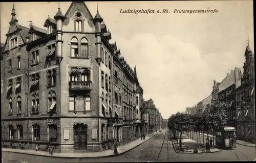 Ak Ludwigshafen am Rhein, Prinzregentenstraße