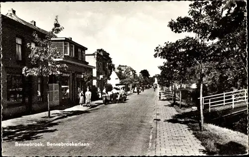 Ak Bennebroek Nordholland Niederlande, Bennebroekerlaan