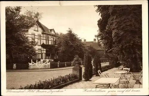 Ak Bloemendaal Nordholland Niederlande, Hotel Pension Iepenhove