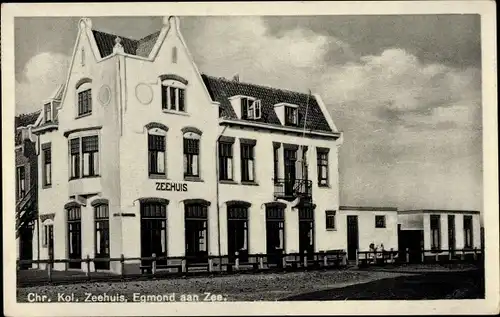 Ak Egmond aan Zee Nordholland, Chr. Kol. Zeehuis