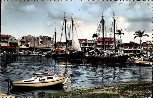 Ak Pointe à Pitre Guadeloupe, La Darse, Voiliers a quai
