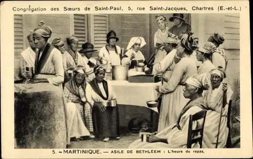 Ak Fort de France Martinique, Asile de Béthléem, Congrégation des Soeurs Saint Paul