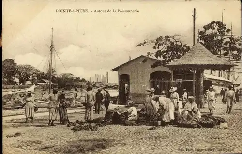 Ak Pointe a Pitre Guadeloupe, Autour de la Poissonnerie