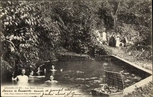 Ak Guadeloupe, Les Bains Jaunes