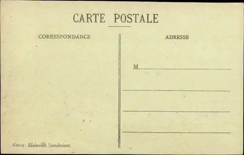 Ak Blainville Meurthe et Moselle, La Gare, der Bahnhof, Gleisseite