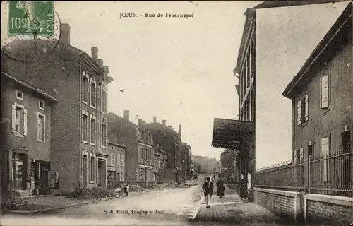 Ak Joeuf Lothringen Meurthe et Moselle, Rue de Franchepre