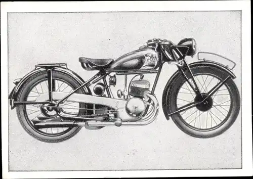 Sammelbild Das Kraftfahrzeug, Serie H Gruppe 1, Tornax K 125, Motorrad